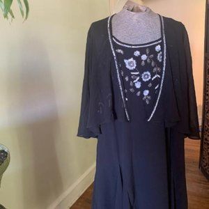 Never worn - Black sequence dress
